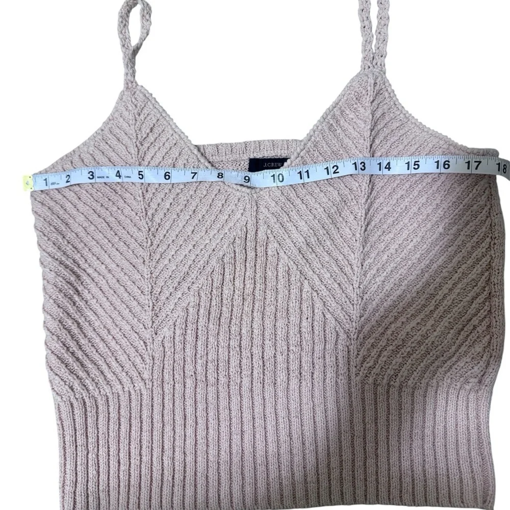 J. Crew Pale Pink Chunky Knit Sweater